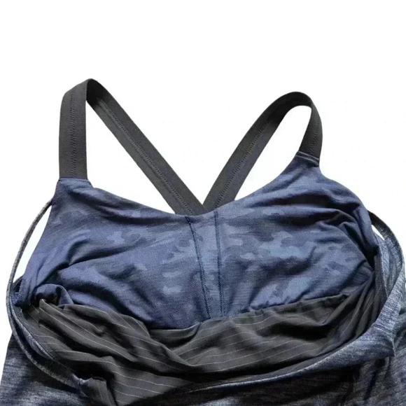 Lululemon Run For Gold Tank Navy Athletic Workout Gym Running 6/15 Women's 6 - Picture 7 of 11
